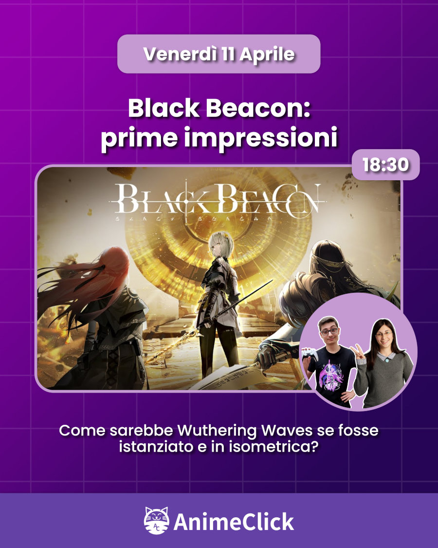 AnimeClick su Twitch: programma dal 7 al 13 aprile AnimeClick su Twitch: programma dal 7 al 13 aprile